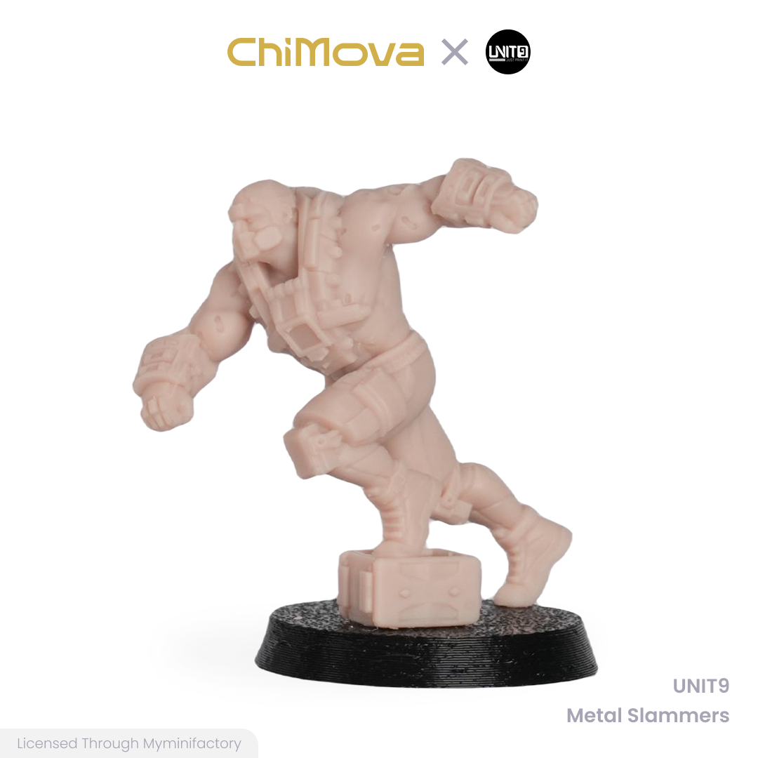 UNIT9: Metal Slammers - Unpainted 32mm Resin Miniature Set for War Games