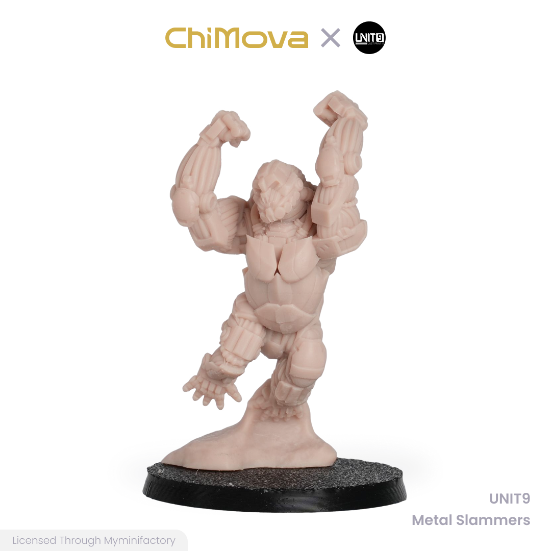 UNIT9: Metal Slammers - Unpainted 32mm Resin Miniature Set for War Games
