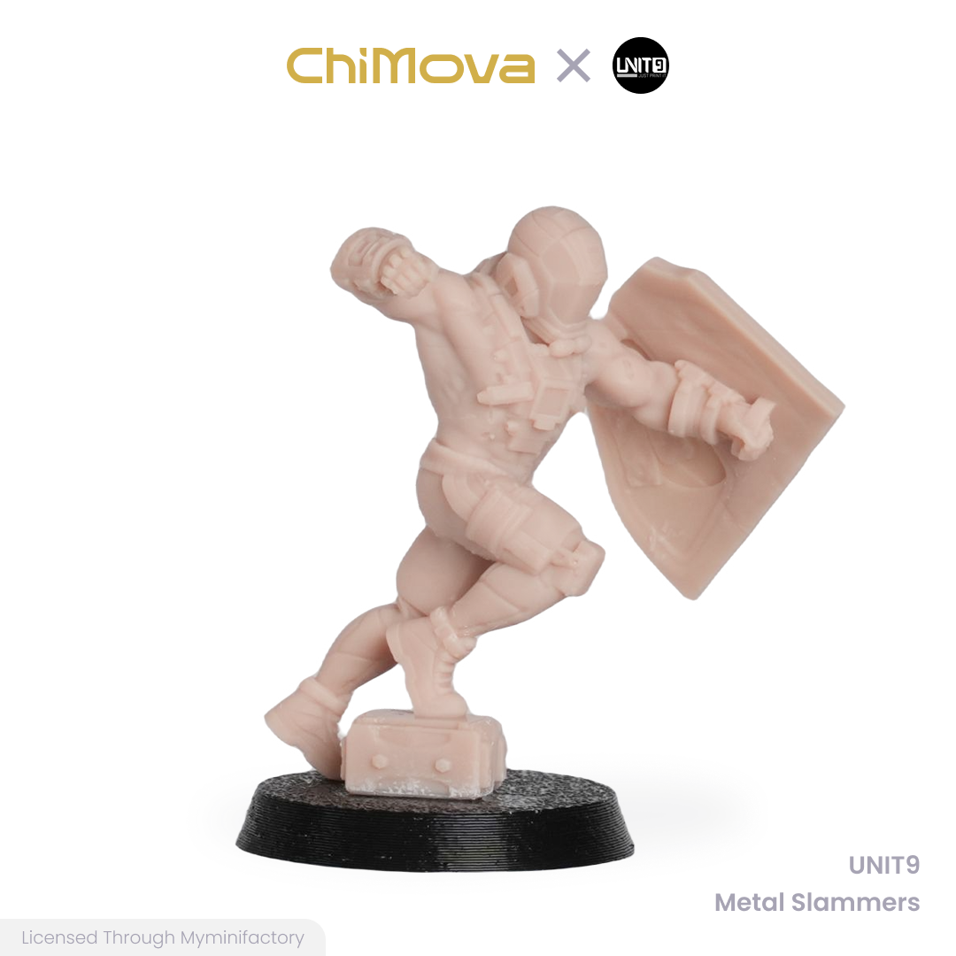 UNIT9: Metal Slammers - Unpainted 32mm Resin Miniature Set for War Games