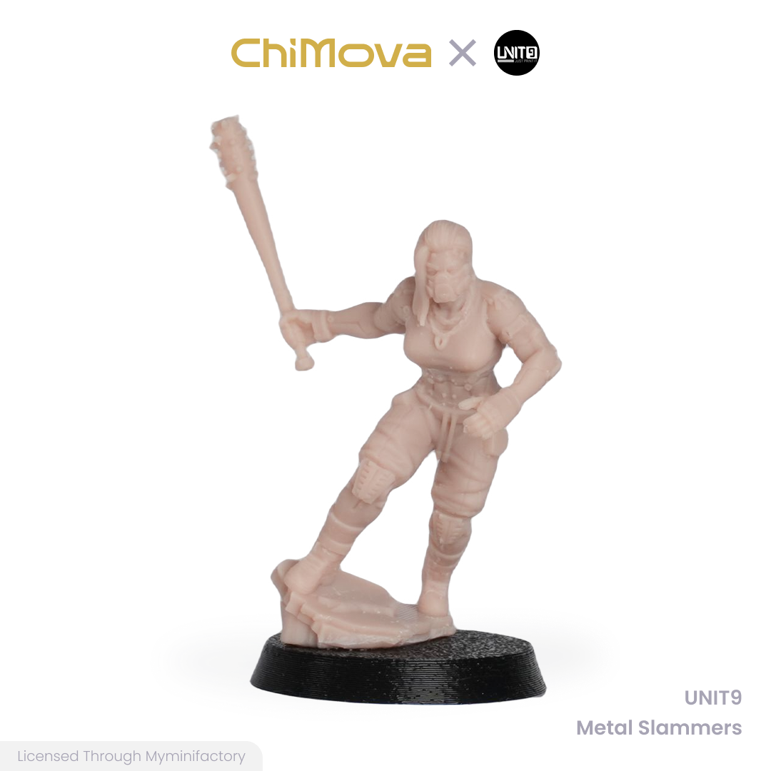 UNIT9: Metal Slammers - Unpainted 32mm Resin Miniature Set for War Games