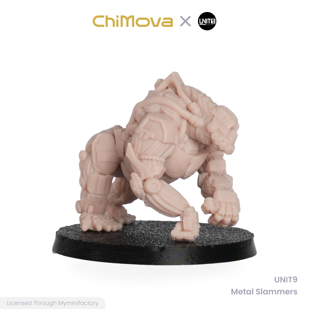 UNIT9: Metal Slammers - Unpainted 32mm Resin Miniature Set for War Games