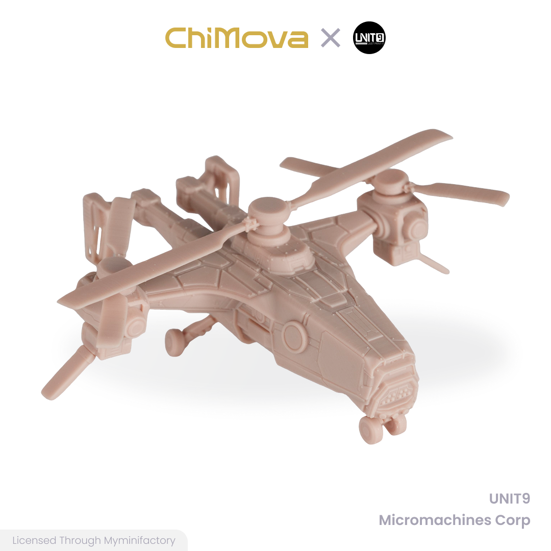 UNIT9: Micromachines Corp. - Unpainted 32mm Resin Miniature Set for War Games