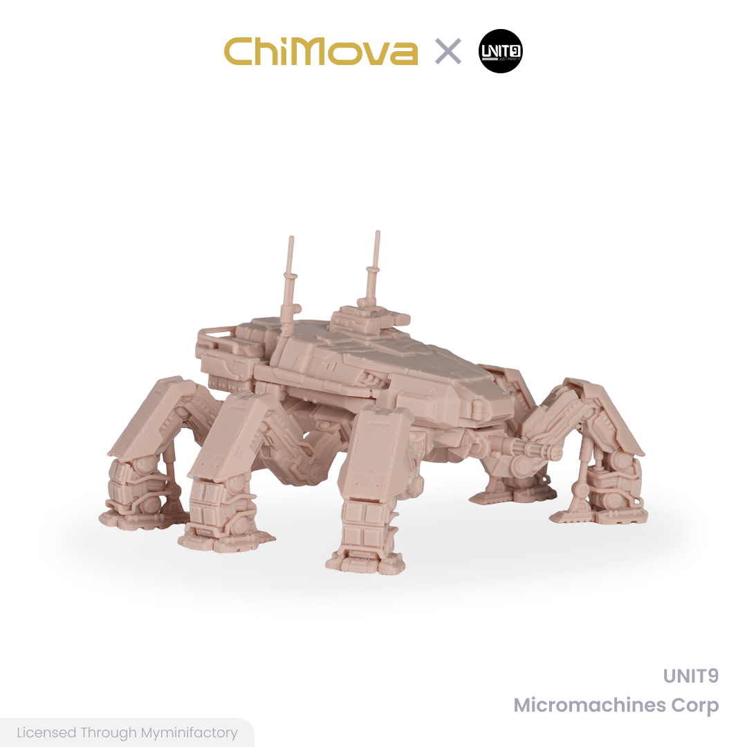 UNIT9: Micromachines Corp. - Unpainted 32mm Resin Miniature Set for War Games