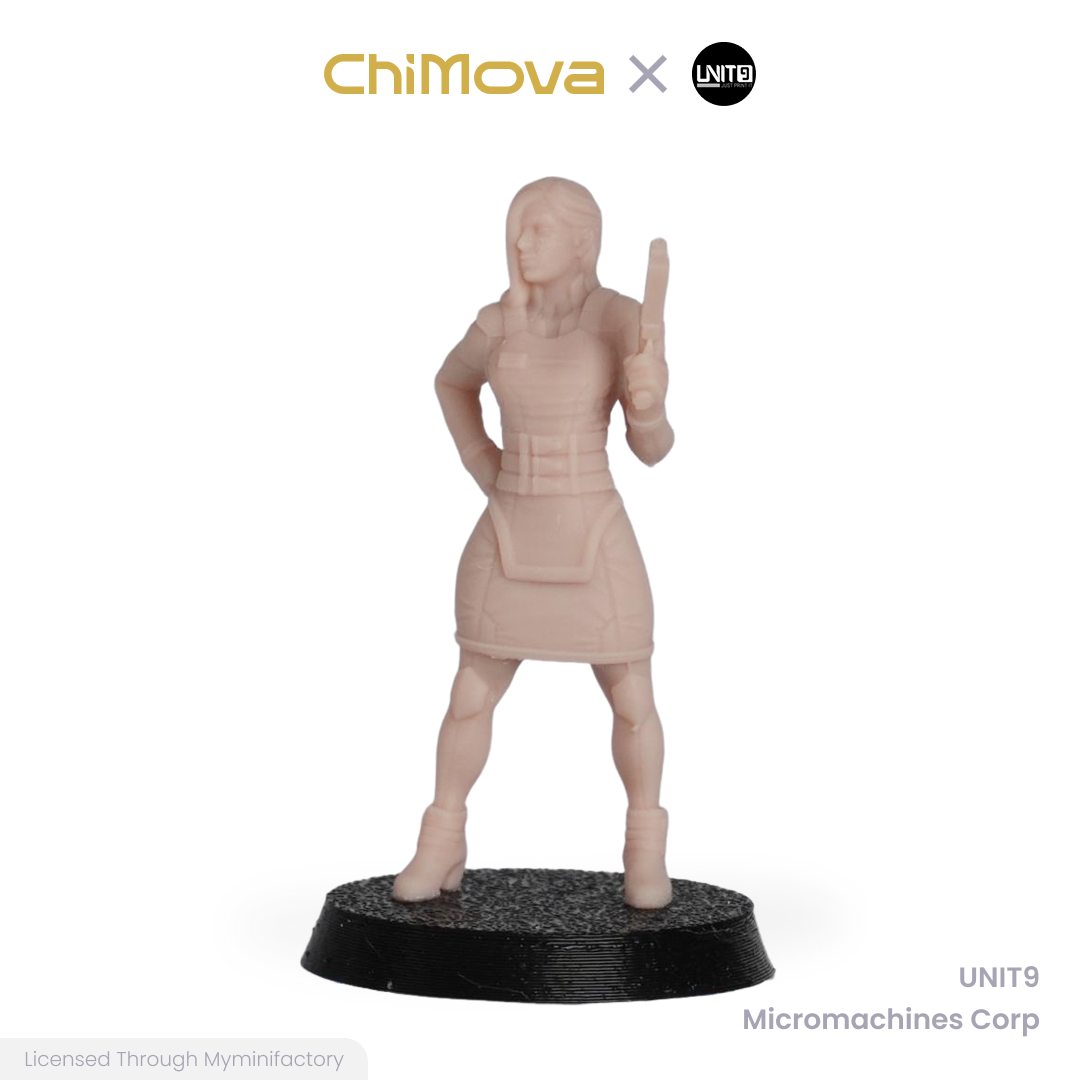 UNIT9: Micromachines Corp. - Unpainted 32mm Resin Miniature Set for War Games