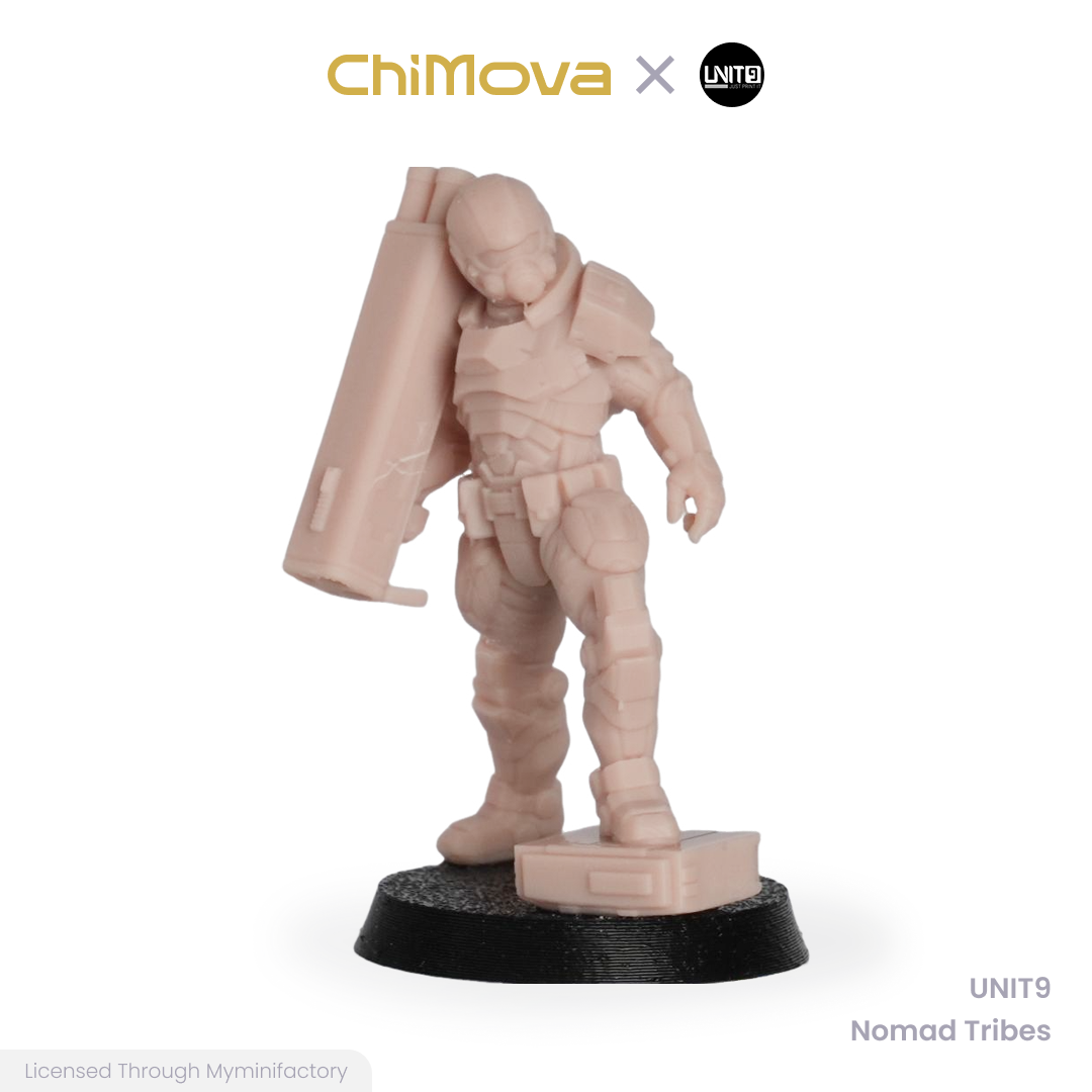 UNIT9: Nomad Tribes - Unpainted 32mm Resin Miniature Set for War Games