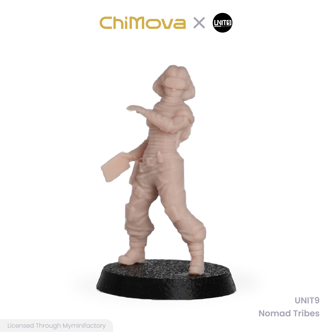 UNIT9: Nomad Tribes - Unpainted 32mm Resin Miniature Set for War Games