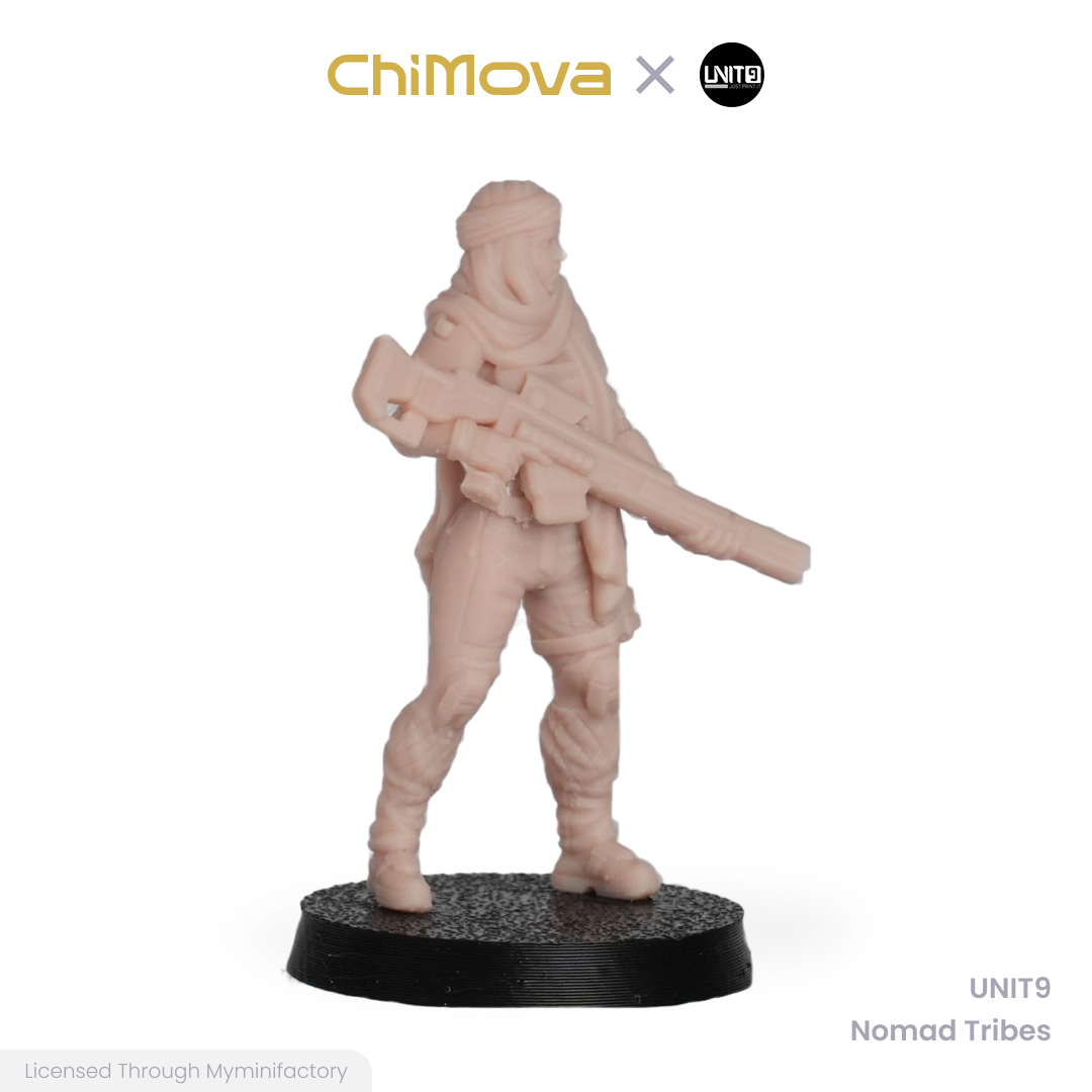 UNIT9: Nomad Tribes - Unpainted 32mm Resin Miniature Set for War Games