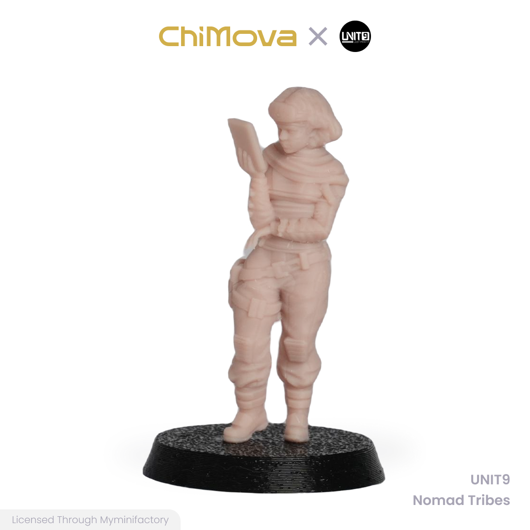 UNIT9: Nomad Tribes - Unpainted 32mm Resin Miniature Set for War Games