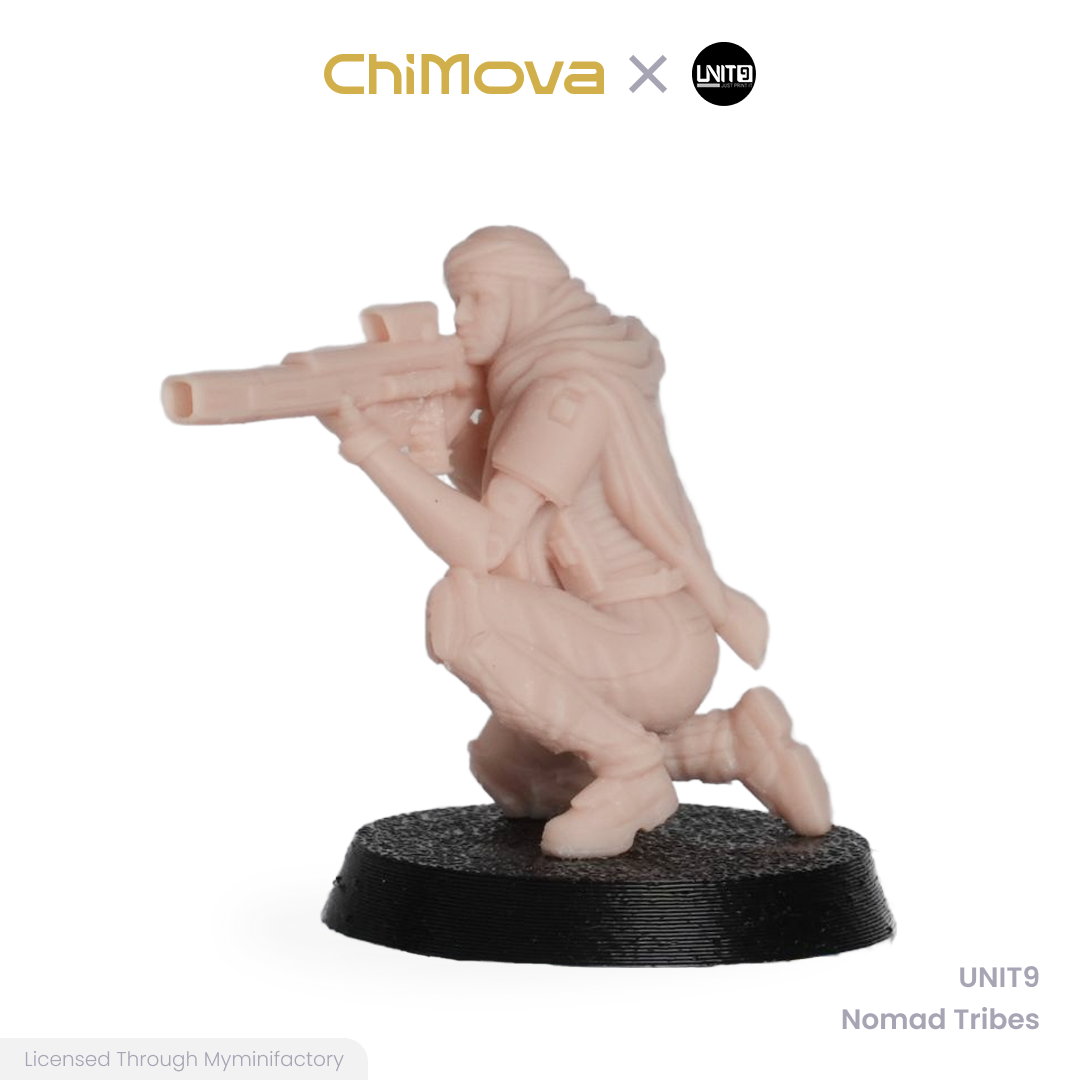 UNIT9: Nomad Tribes - Unpainted 32mm Resin Miniature Set for War Games