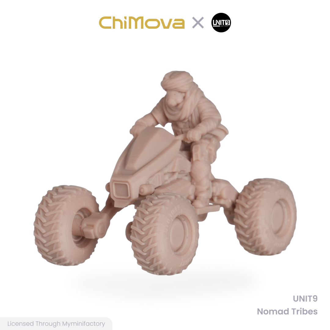 UNIT9: Nomad Tribes - Unpainted 32mm Resin Miniature Set for War Games