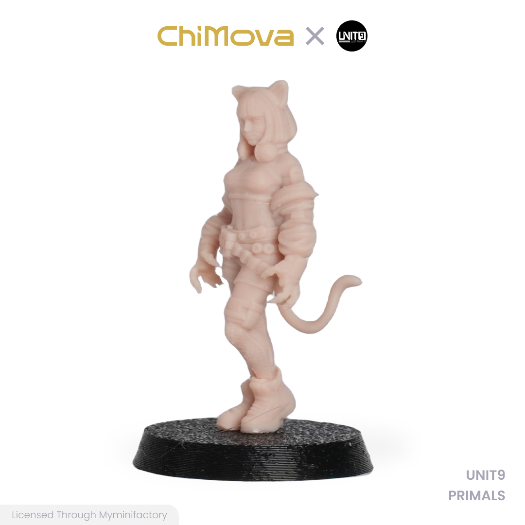 UNIT9: PRIMALS - Unpainted 32mm Resin Miniature Set for War Games