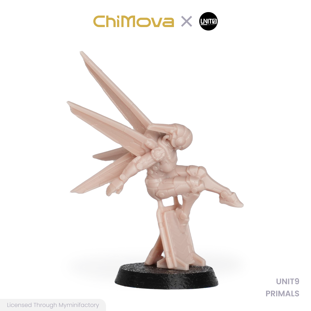 UNIT9: PRIMALS - Unpainted 32mm Resin Miniature Set for War Games