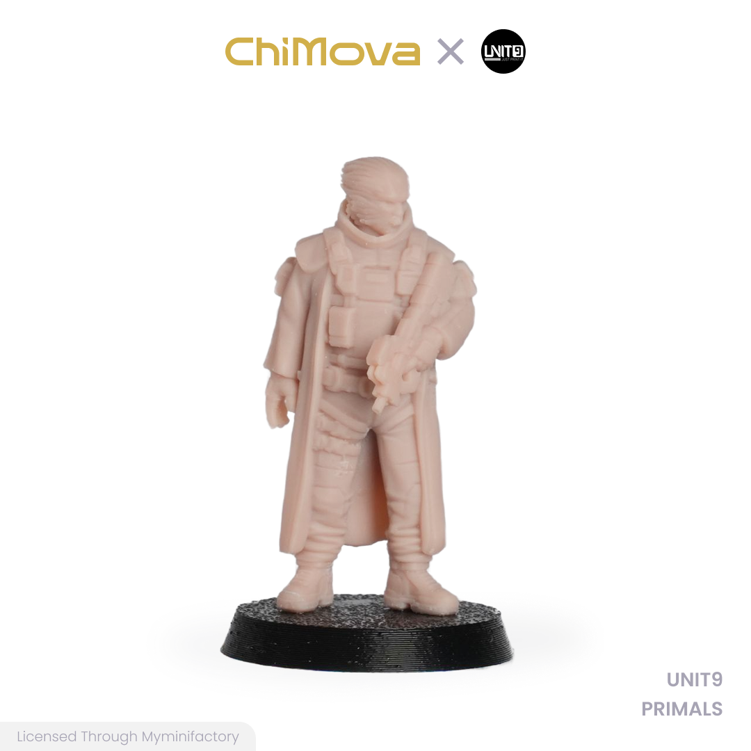 UNIT9: PRIMALS - Unpainted 32mm Resin Miniature Set for War Games