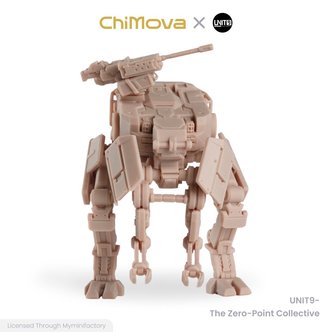 UNIT9 The Zero Point Collective unpainted 32mm resin miniature set for DND tabletop gaming and collectors, view 3
