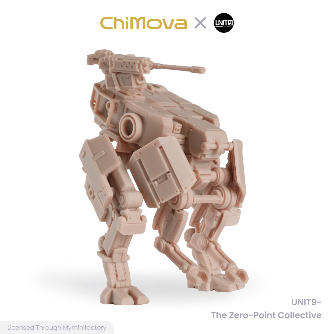 UNIT9 The Zero Point Collective unpainted 32mm resin miniature set for DND tabletop gaming and collectors, view 4