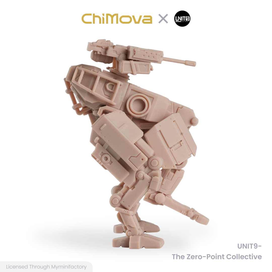 UNIT9 The Zero Point Collective unpainted 32mm resin miniature set for DND tabletop gaming and collectors, view 5