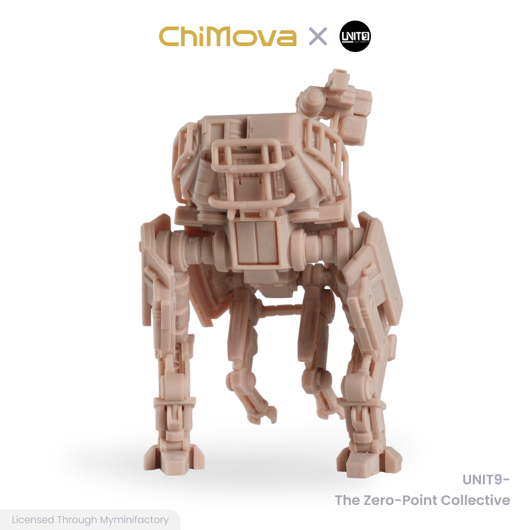 UNIT9 The Zero Point Collective unpainted 32mm resin miniature set for DND tabletop gaming and collectors, view 6