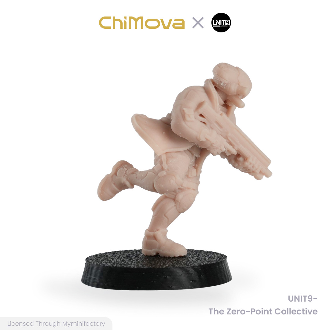 UNIT9 The Zero Point Collective unpainted 32mm resin miniature set for DND tabletop gaming and collectors, view 9