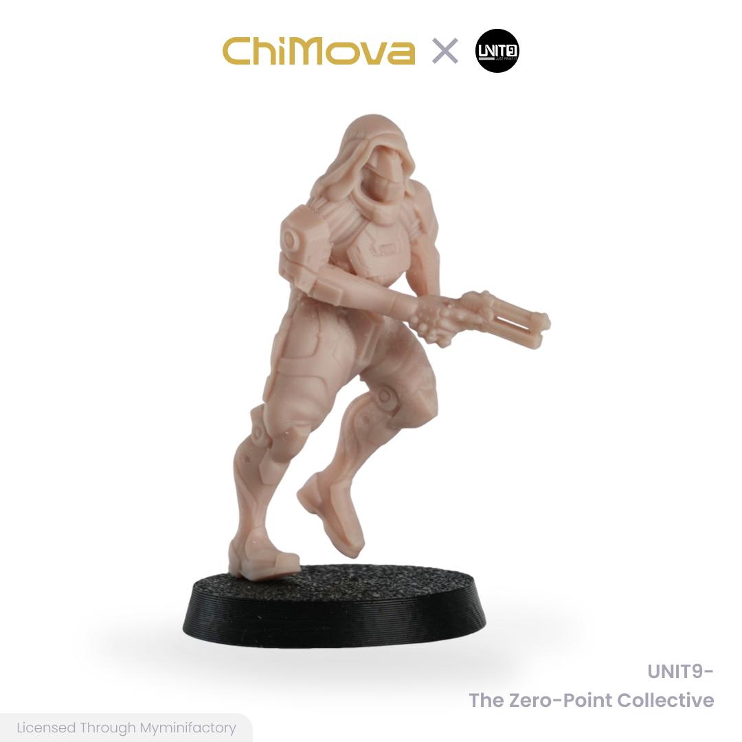 UNIT9 The Zero Point Collective unpainted 32mm resin miniature set for DND tabletop gaming and collectors, view 12