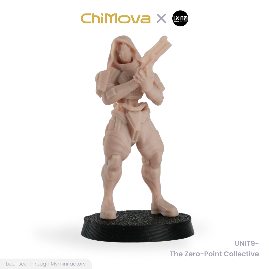 UNIT9 The Zero Point Collective unpainted 32mm resin miniature set for DND tabletop gaming and collectors, view 14