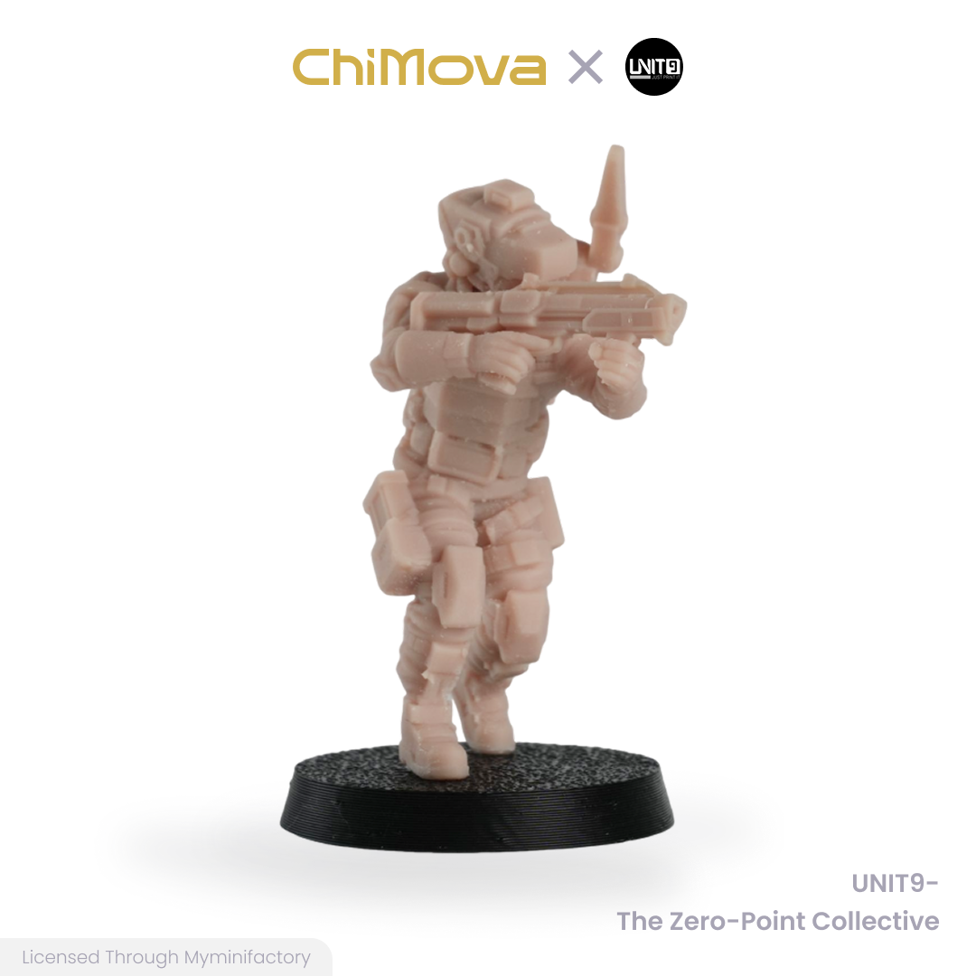 UNIT9 The Zero Point Collective unpainted 32mm resin miniature set for DND tabletop gaming and collectors, view 16