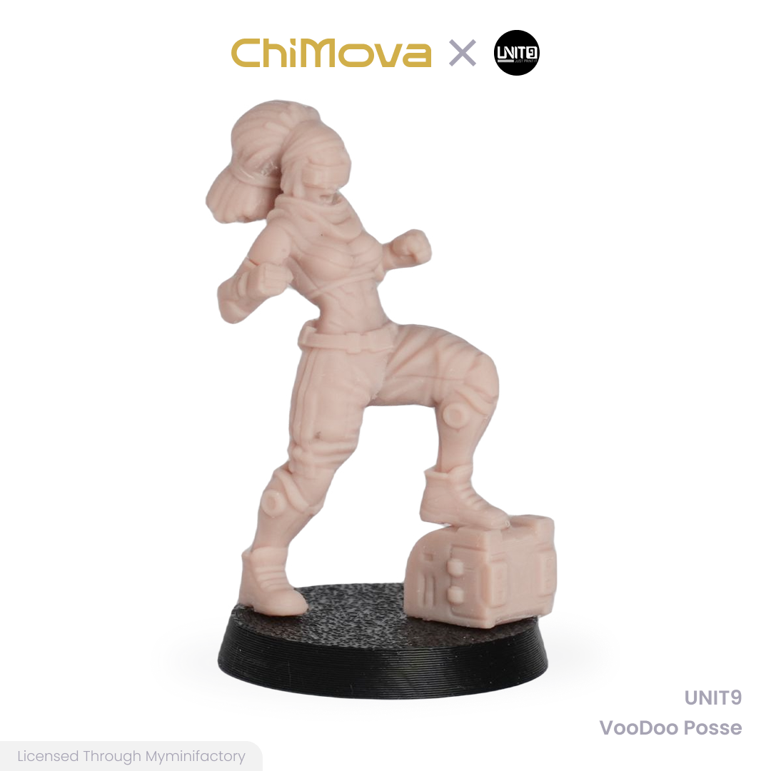 UNIT9 VooDoo Posse unpainted 32mm resin miniature set for DND tabletop gaming and collectors, view 13