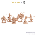 White Blood Forge: DND Hero Set 2 - Unpainted Resin Miniature Set for DND & TRPG product image 6