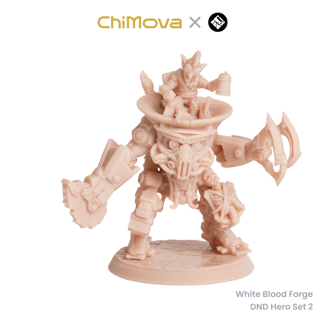 White Blood Forge: DND Hero Set 2 - Unpainted Resin Miniature Set for DND & TRPG product image 7