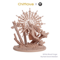 White Blood Forge: Myriad-Sword Maiden - Unpainted Resin Miniature for DND & TRPG product image 1