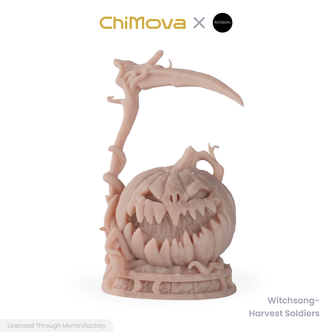 Witchsong Miniatures: Harvest Soldiers - Unpainted 25mm Resin Miniature Set for DND & TRPG