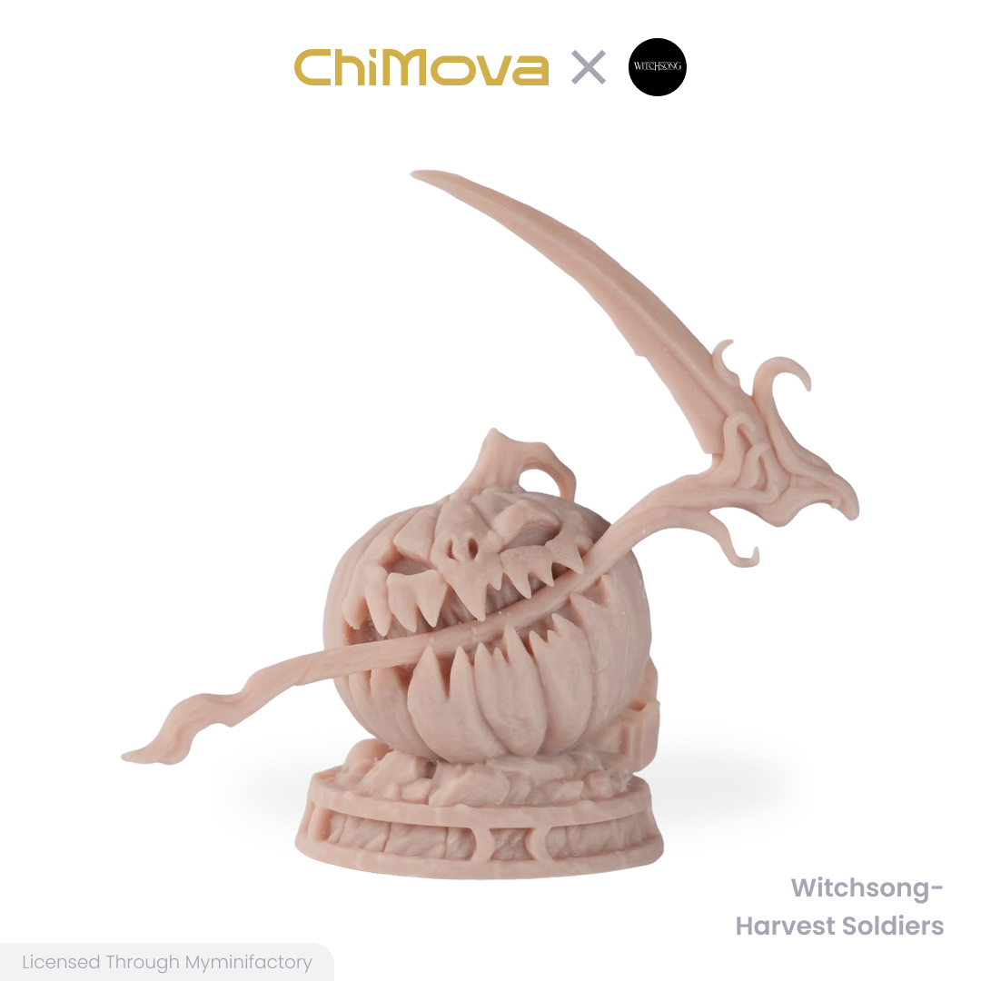 Witchsong Miniatures: Harvest Soldiers - Unpainted 25mm Resin Miniature Set for DND & TRPG
