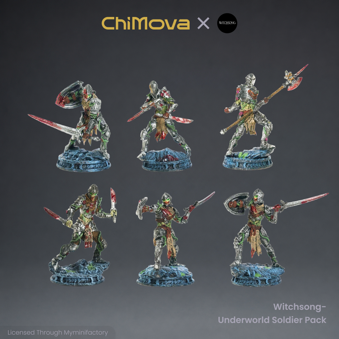 Witchsong Miniatures: Underworld Soldier Pack