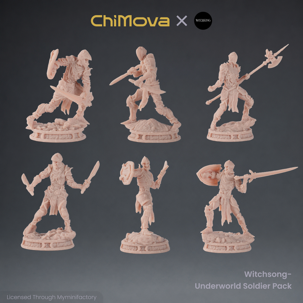 Witchsong Miniatures: Underworld Soldier Pack