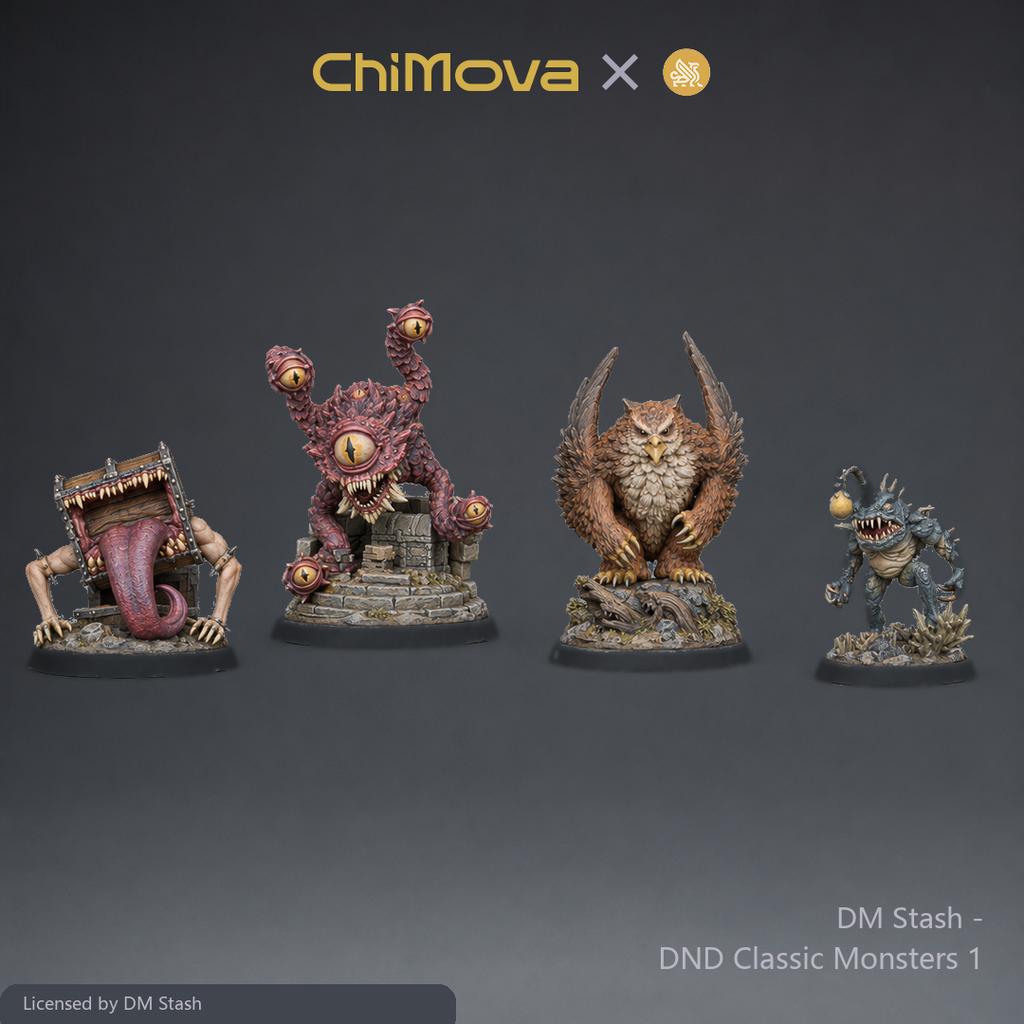DM Stash: DND Classic Monsters 1 - Painted group - painting reference only; product supplied unpainted