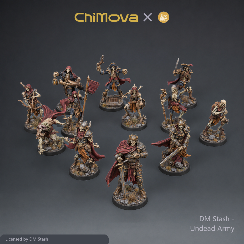 DM Stash: Undead Army - Painted group - painting reference only; product supplied unpainted