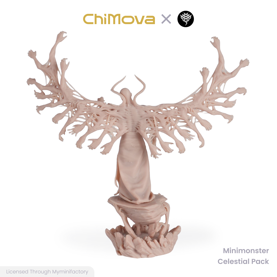Mini Monster Mayhem Mini Monster Meyhem - Celestial Pack unpainted 32mm resin miniature set for DND tabletop gaming and collectors, view 7