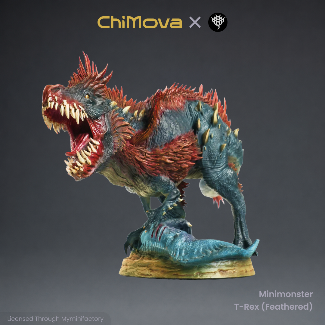 Mini Monster Mayhem: T-Rex Feathered