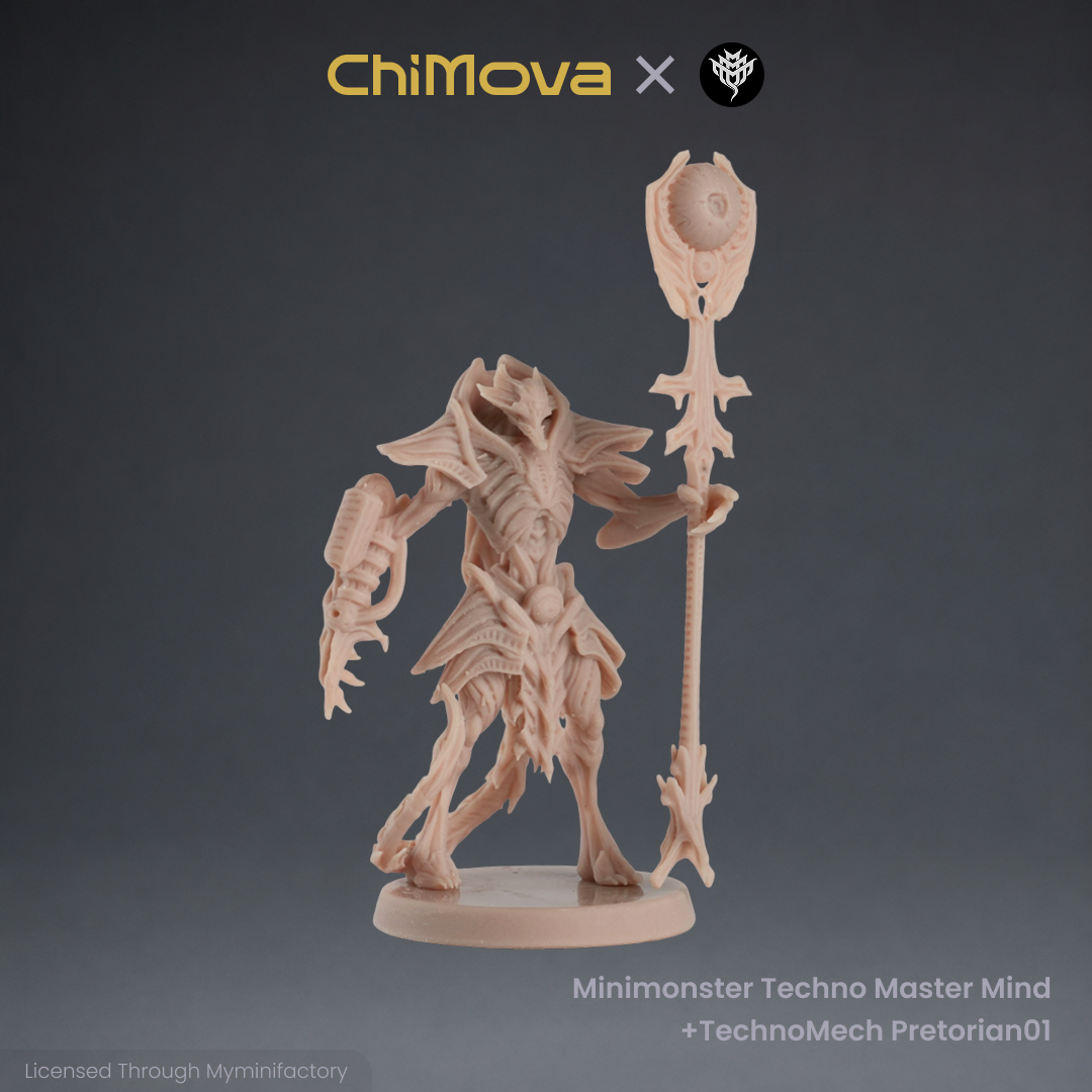 Mini Monster Mayhem: Techno Master Mind Technomech Pretorian