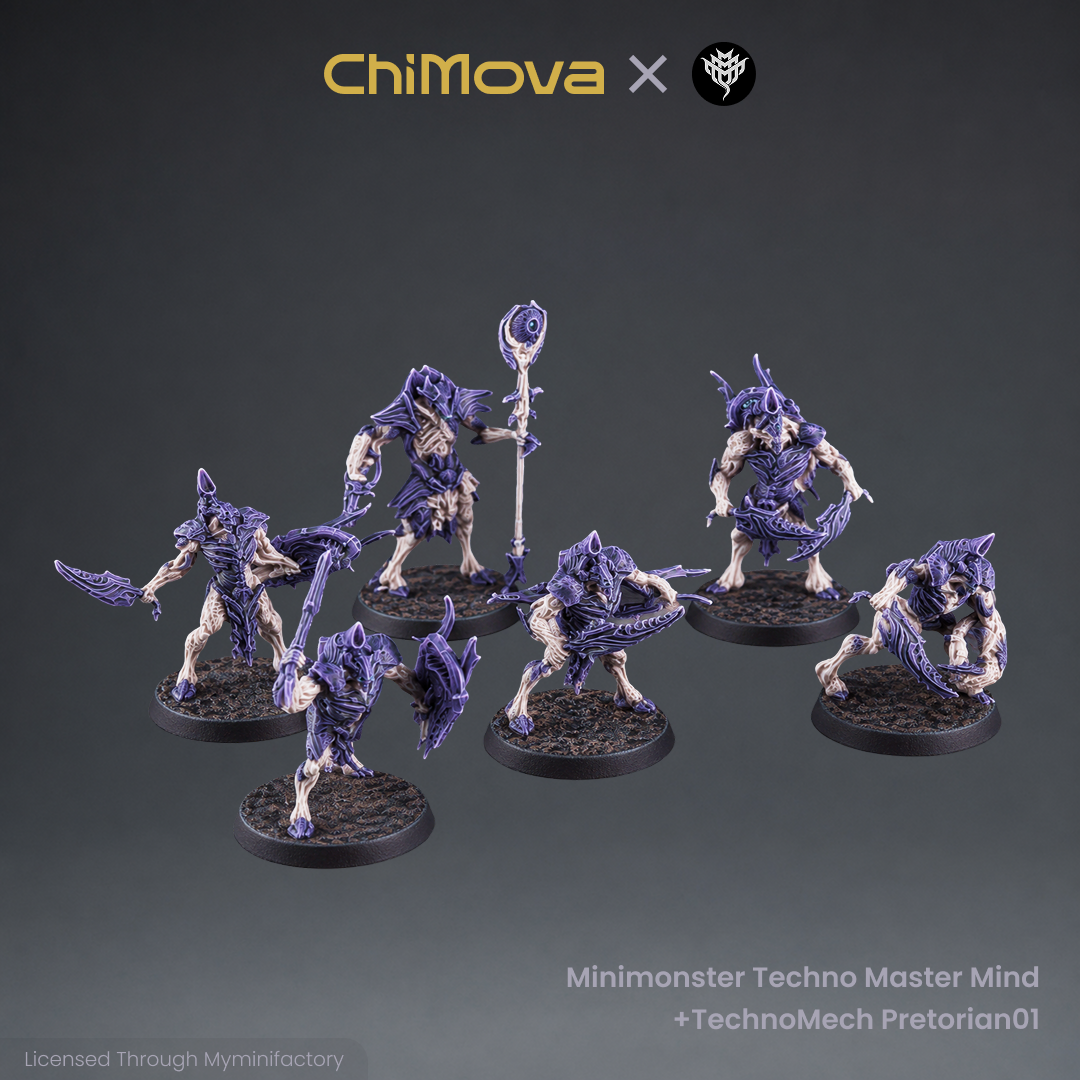 Mini Monster Mayhem: Techno Master Mind Technomech Pretorian