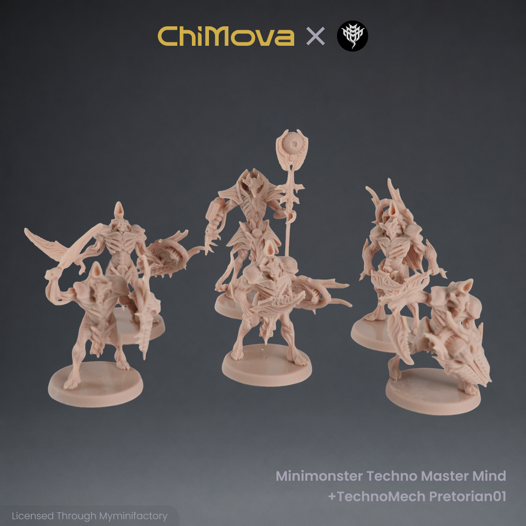 Mini Monster Mayhem: Techno Master Mind Technomech Pretorian