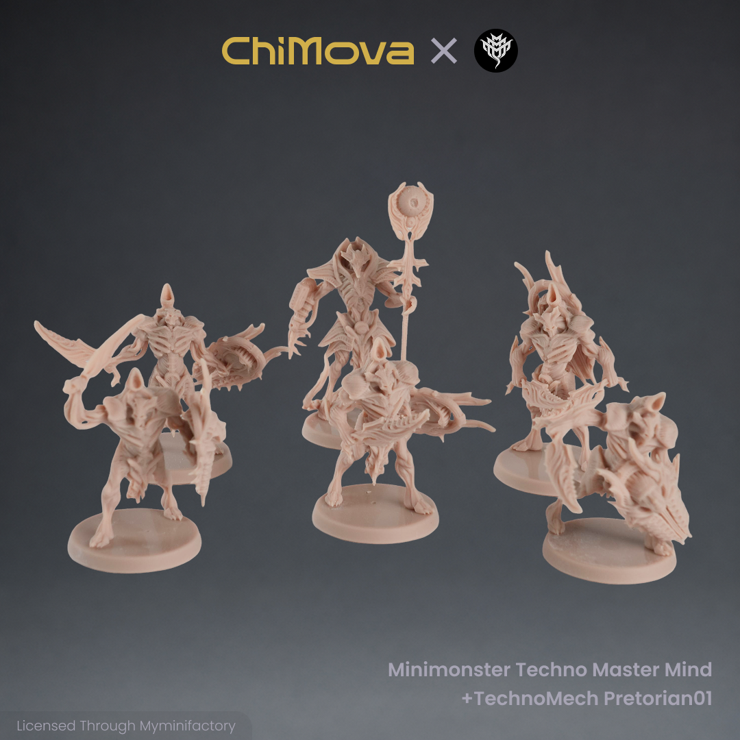 Mini Monster Mayhem: Techno Master Mind Technomech Pretorian