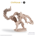 Mini Monster Mayhem Dominousveld unpainted resin miniature for DND tabletop gaming and collectors, view 1