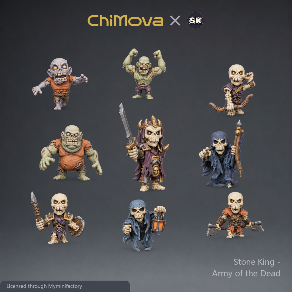 Stone King: Army of the Dead - Painted group - painting reference only; product supplied unpainted