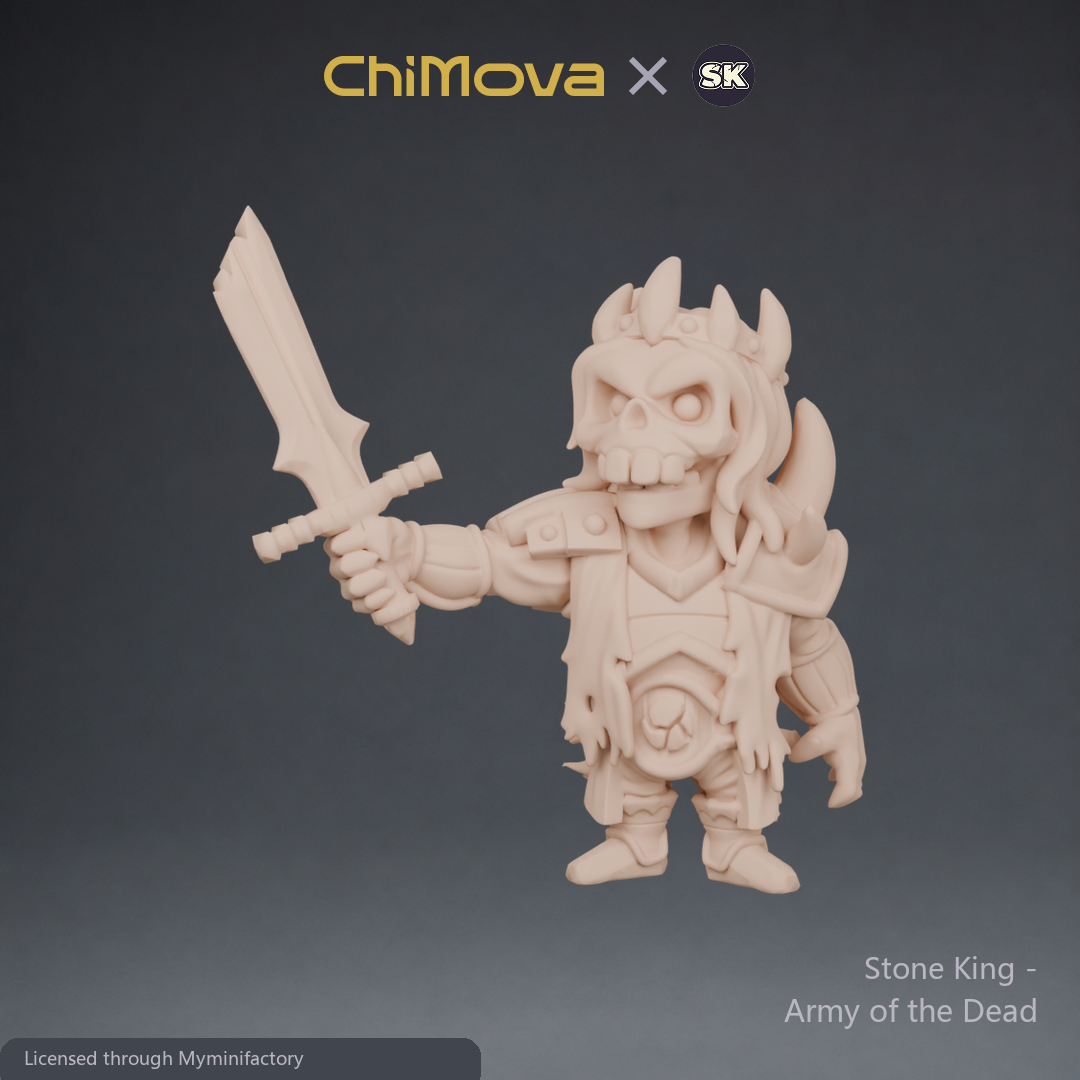 Stone King: Army of the Dead - Unpainted model or component 1
