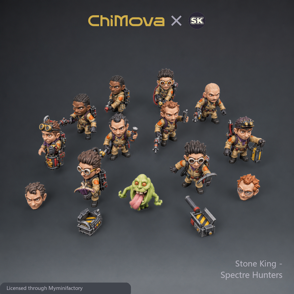 Stone King: Spectre Hunters - Painted group - painting reference only; product supplied unpainted