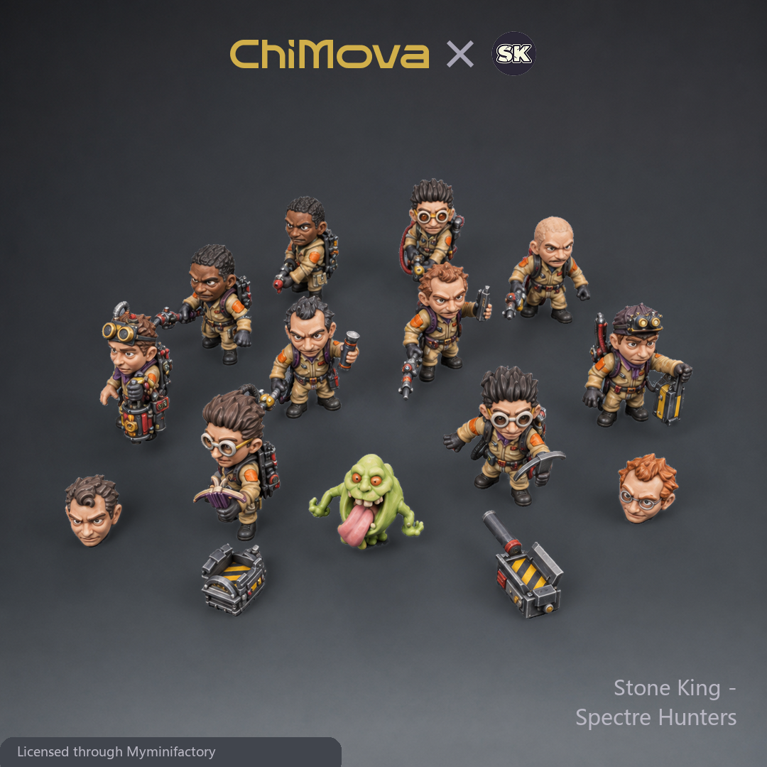 Stone King: Spectre Hunters - Painted group - painting reference only; product supplied unpainted