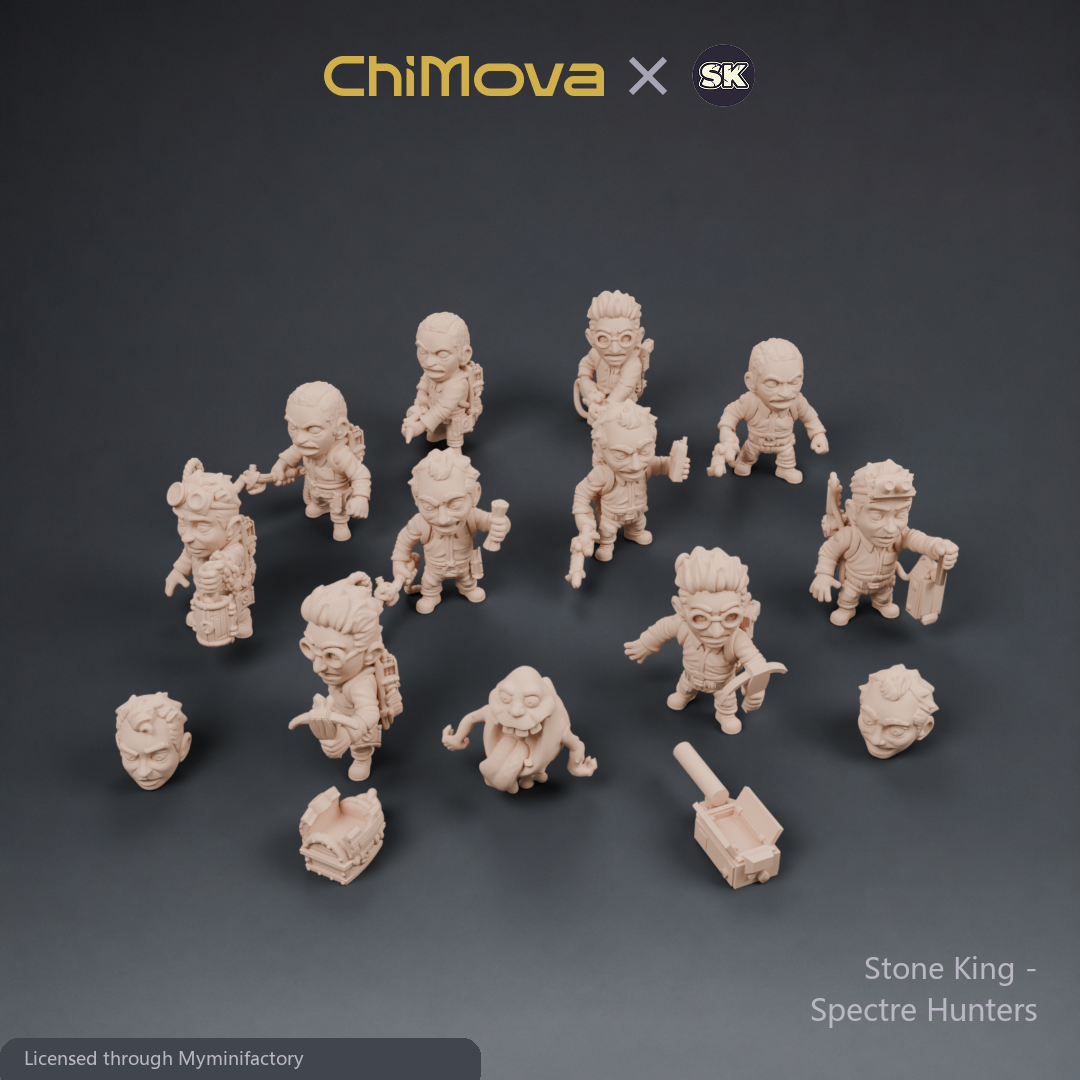 Stone King: Spectre Hunters - Unpainted group